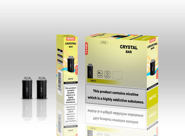 Crystal Bar Original 600 Replacement Pods Pack of 5