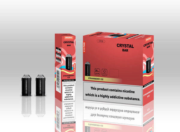 Crystal Bar Original 600 Replacement Pods Pack of 5