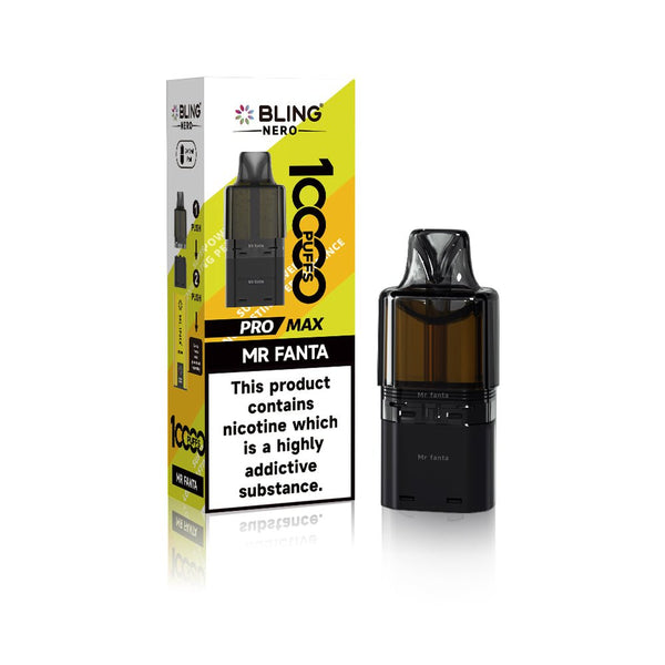 Crystal Bling Nero 10k Prefilled Pods Box of 5