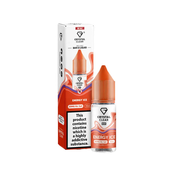 Crystal Clear Energy Ice 10ml Nic Salt E-liquid