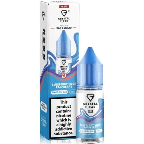 Crystal Clear Nic Salts 10ml- Pack of 10