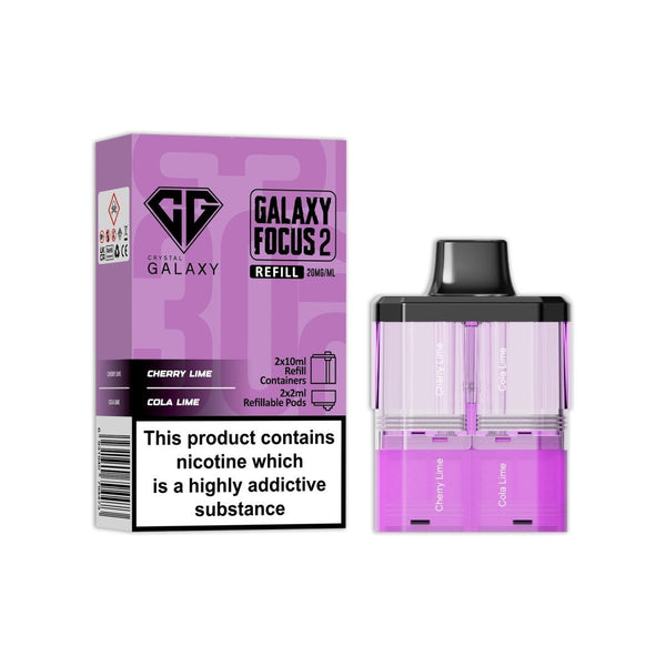 Crystal Galaxy Focus 2 Replacement Pods Pack of 5