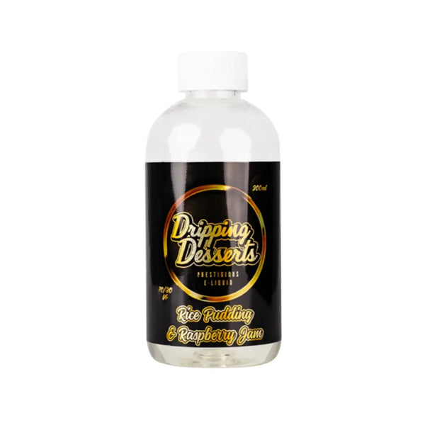 Dripping Desserts Rice Pudding & Raspberry Jam 200ml E-liquid