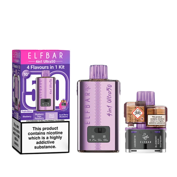 Elf Bar 4-in-1 Ultra 50 Prefilled Pod Kit