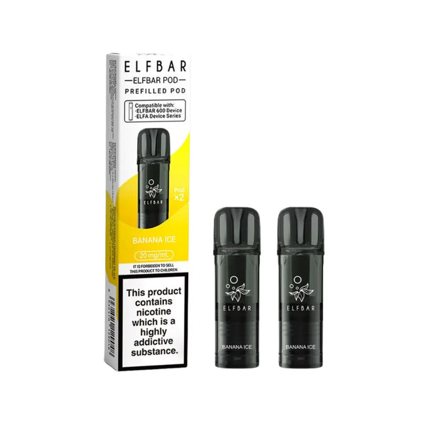 Elf Bar 600 Banana Ice Prefilled Pods