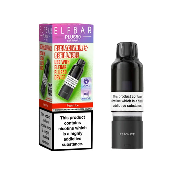 Elf Bar Plus Peach Ice Refill Pod