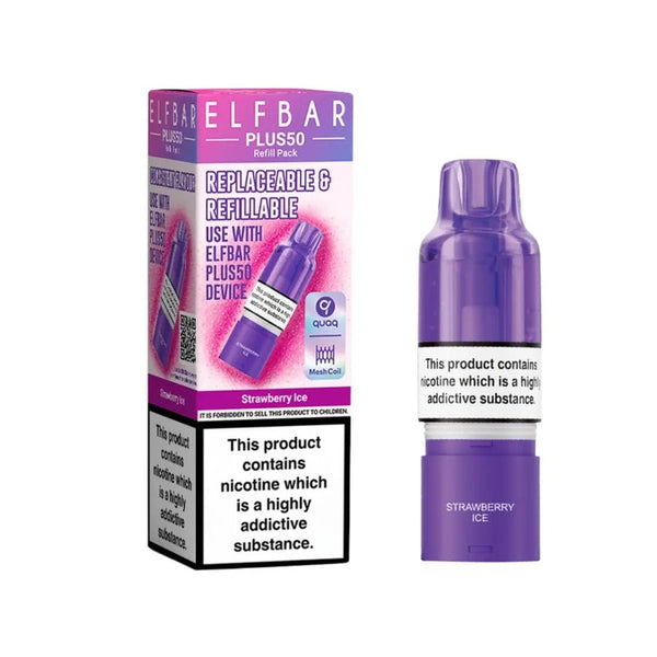 Elf Bar Plus 50 Refill Pods (Box of 5)
