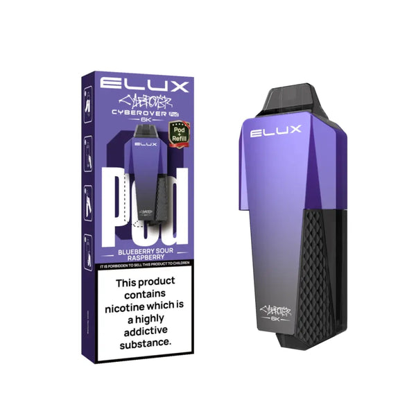 Elux Cyberover 6K Blueberry Sour Raspberry Refill Pod