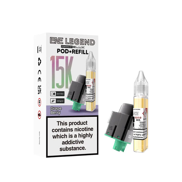 Elux ENE Legend 15K Grape Berry Refill Pod