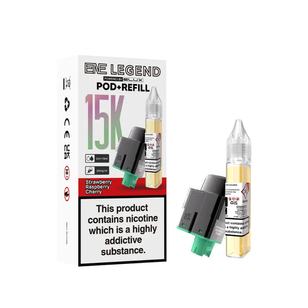 Elux ENE Legend 15K Strawberry Raspberry Cherry Refill Pod