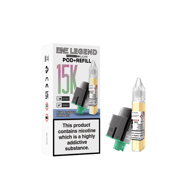 Elux ENE Legend 15k Replacement Pods Pack of 5