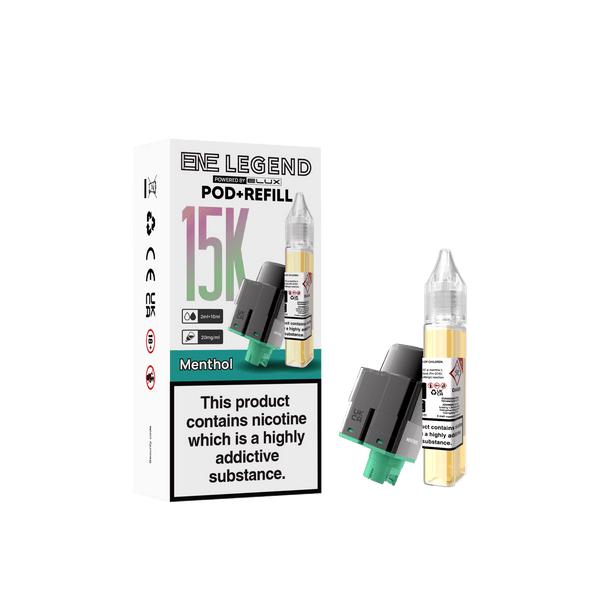 Elux ENE Legend 15k Replacement Pods Pack of 5