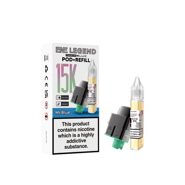 Elux ENE Legend 15k Replacement Pods Pack of 5