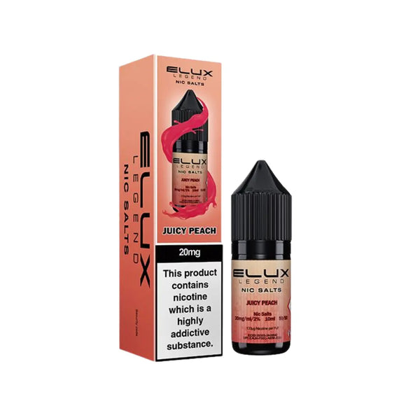 Elux Legend Juicy Peach 10ml Nic Salt E-liquid