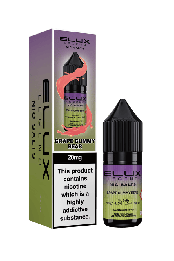 Elux Legend Nic Salts - 10ml E-liquids - Box of 10
