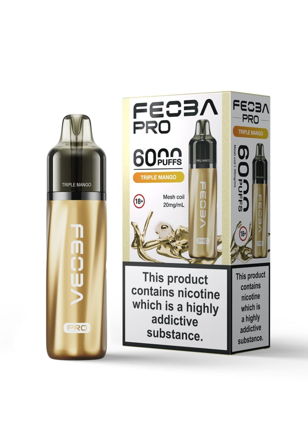 Feoba Pro 6000+ Disposbale Vape Kit - Box of 5
