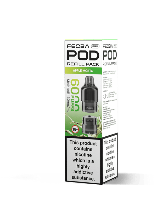 Feoba Pro 6000 Replacement Pods Box of 5
