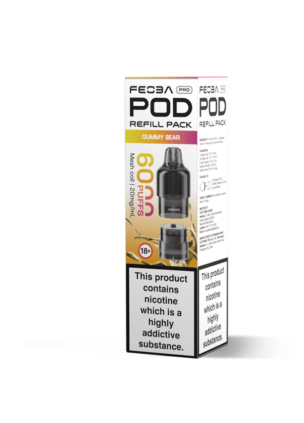 Feoba Pro 6000 Replacement Pods Box of 5