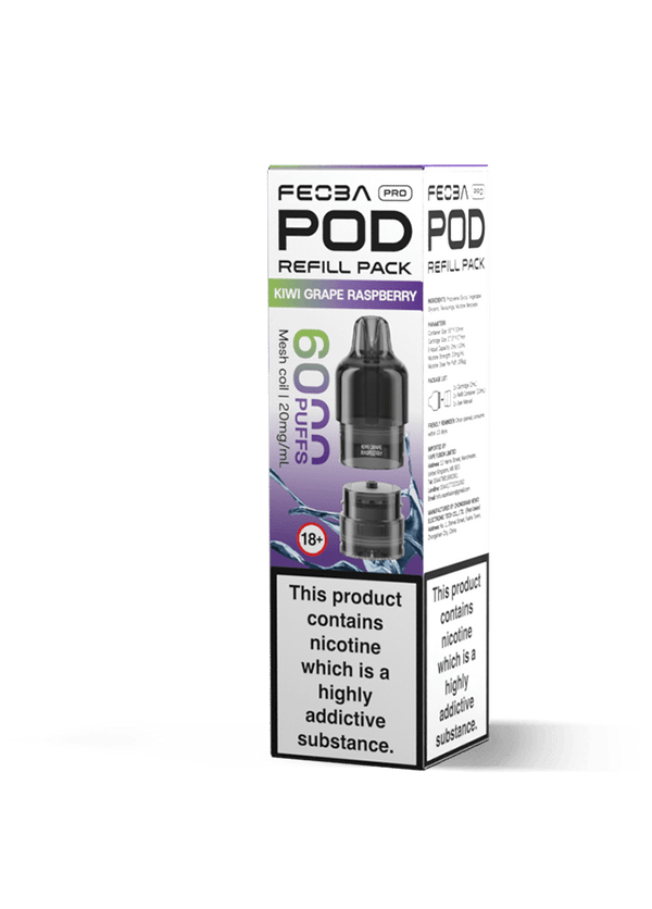 Feoba Pro 6000 Replacement Pods Box of 5