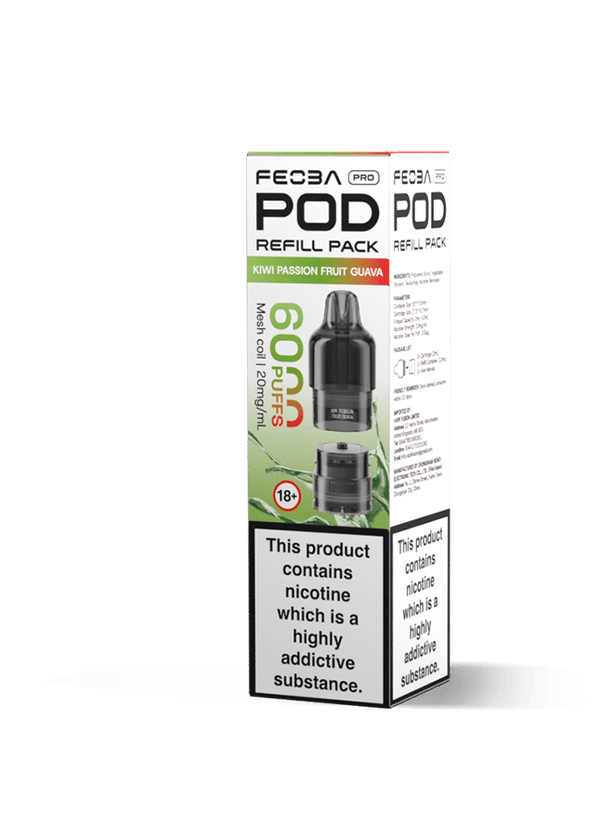 Feoba Pro 6000 Replacement Pods Box of 5
