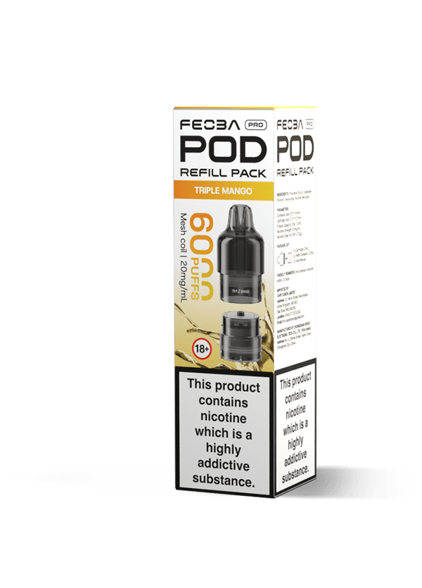 Feoba Pro 6000 Replacement Pods Box of 5