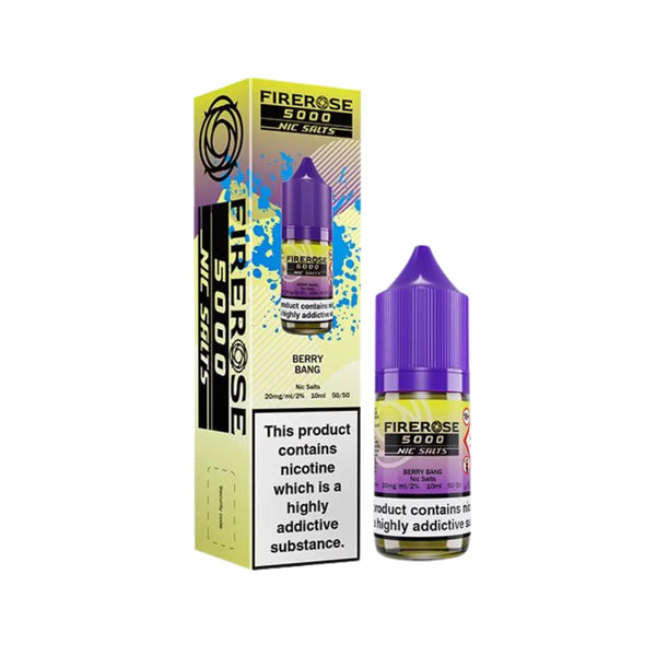 Firerose 5000 Berry Bang 10ml Nic Salt E-liquid by ELUX