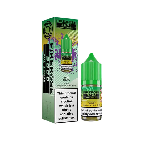 Firerose 5000 Tutti Fruity 10ml Nic Salt E-liquid by ELUX