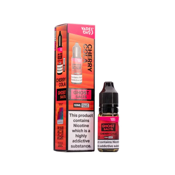 Vapes Bars Ghost Cherry Cola 10ml Nic Salt E-liquid