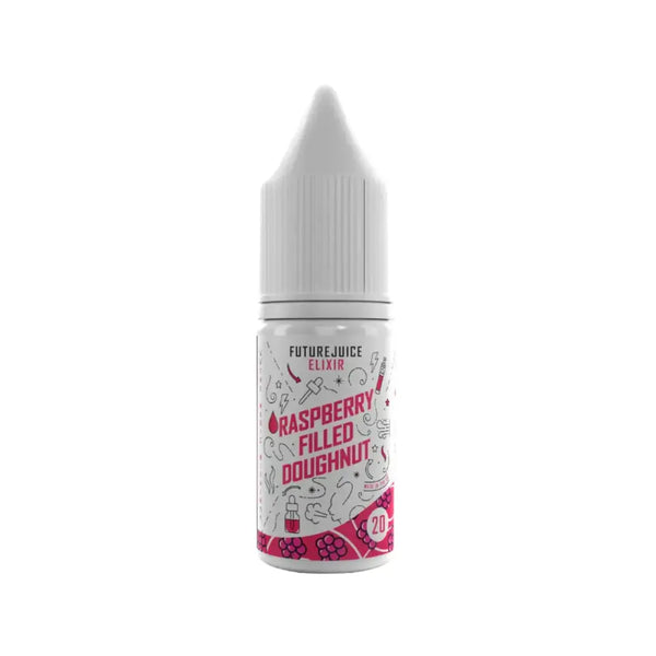 Future Juice Elixir Raspberry Filled Doughnut 10ml Nic Salt