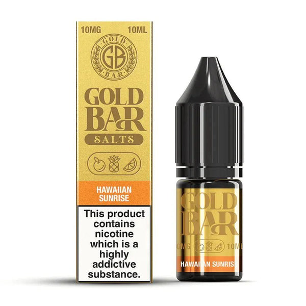 Gold Bar Nic Salts 10ml E-liquids (Box of 10)