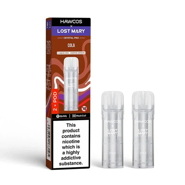 Hawcos x Lost Mary Crystal Pro Prefilled Pods Pack of 10