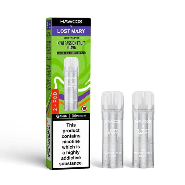 Hawcos x Lost Mary Crystal Pro Prefilled Pods Pack of 10