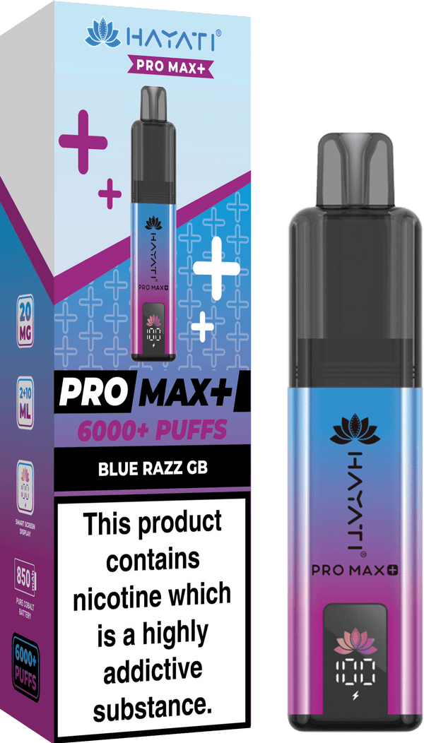 Hayati Pro Max+ 6000 Vape Kit - Box of 5