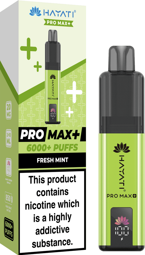 Hayati Pro Max+ 6000 Vape Kit - Box of 5