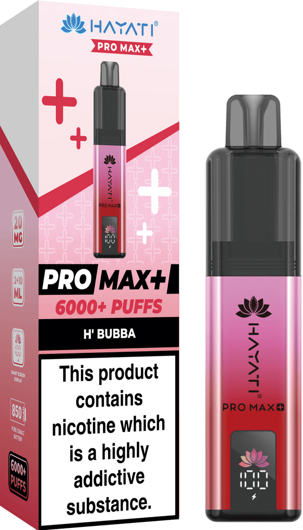 Hayati Pro Max+ 6000 Vape Kit - Box of 5