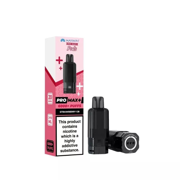 Hayati Pro Max Plus 6000 Strawberry GB Refill Pods