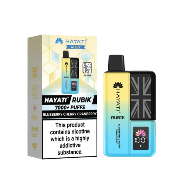Hayati Rubik 7000 Puff Prefilled Pod Vape Kit