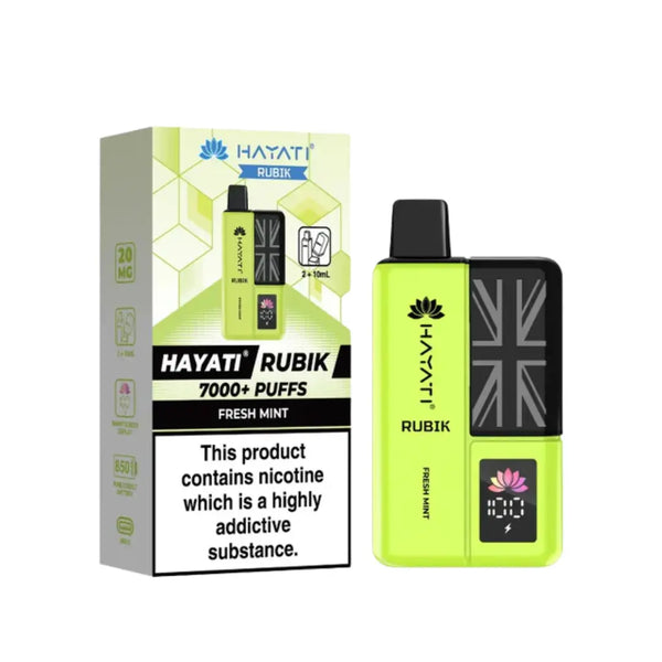 Hayati Rubik 7000 Puff Prefilled Pod Vape Kit
