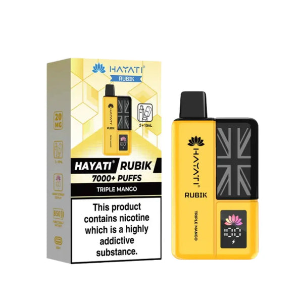 Hayati Rubik 7000 Puff Prefilled Pod Vape Kit