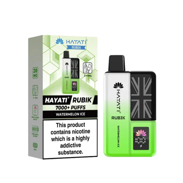 Hayati Rubik 7000 Puff Prefilled Pod Vape Kit