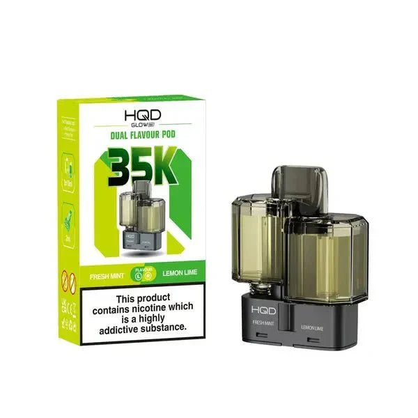 HQD Glow Air 35K Prefilled Pods Pack of 5