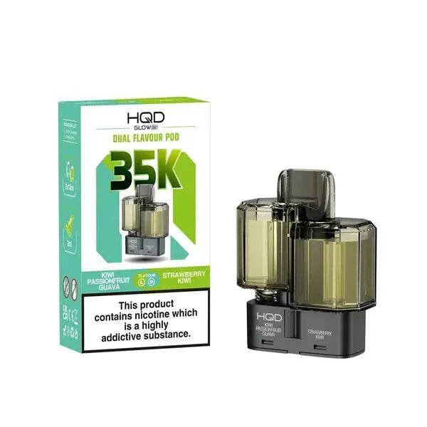 HQD Glow Air 35K Prefilled Pods Pack of 5