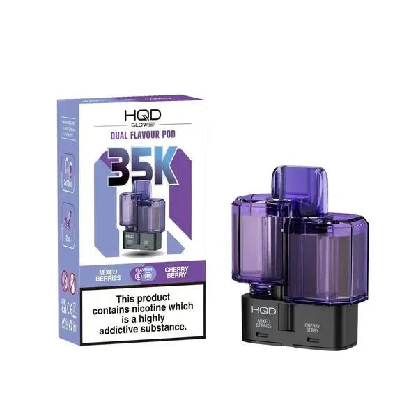 HQD Glow Air 35K Prefilled Pods Pack of 5