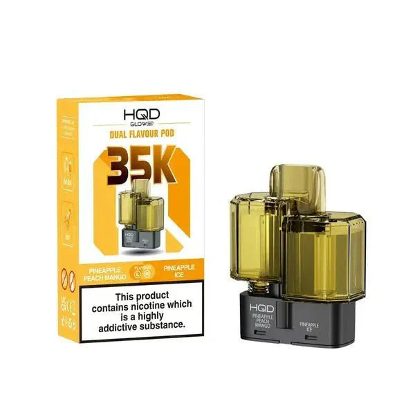 HQD Glow Air 35K Prefilled Pods Pack of 5