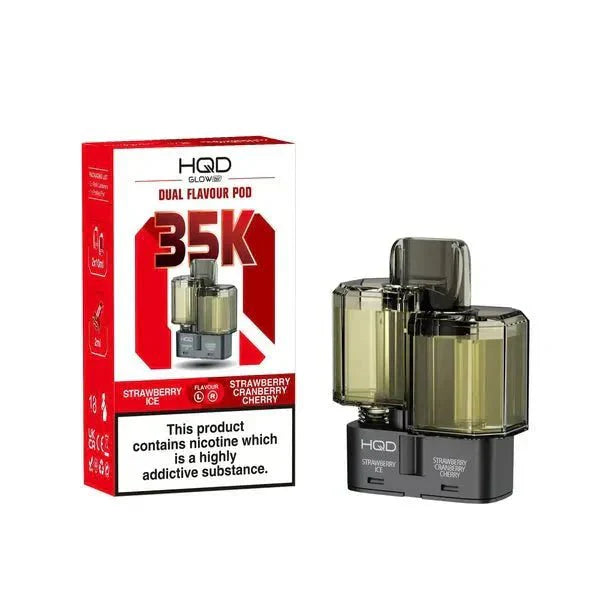 HQD Glow Air 35K Prefilled Pods Pack of 5