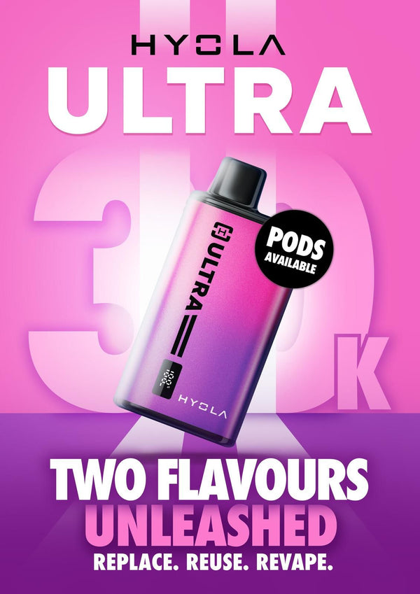 Hyola Ultra 30k Prefilled Pod Vape Kit - Pack of 5