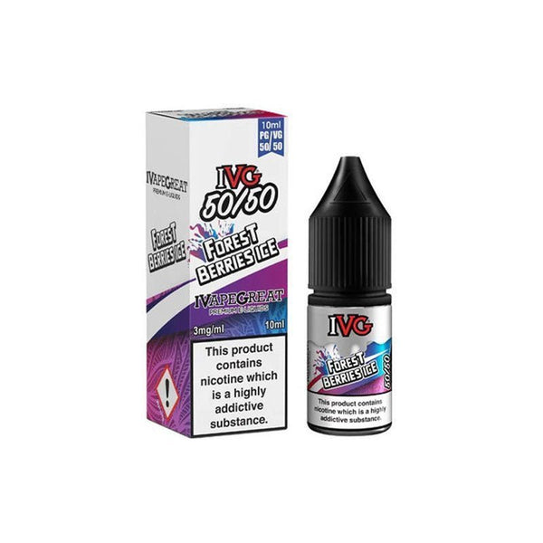 IVG 50/50 Nic Salt 10ml E-Liquids - 3mg & 6mg Box of 10