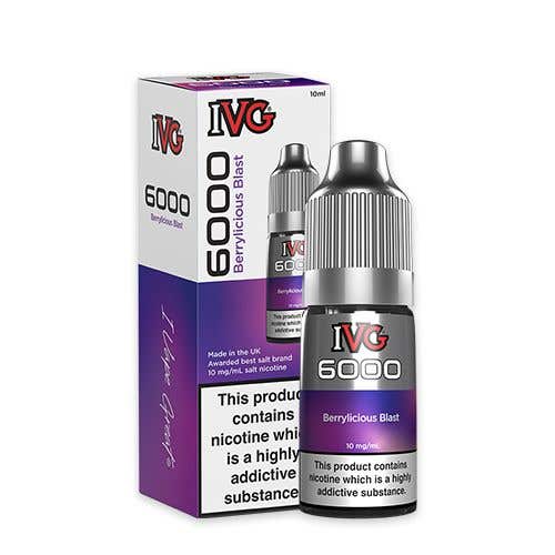 IVG 6000 Nic Salt 10ml Bottle Box of 10