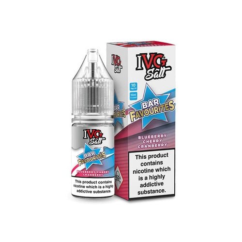 IVG Nic Salt Bar Favourite 10ml E Liquid- Pack Of 10