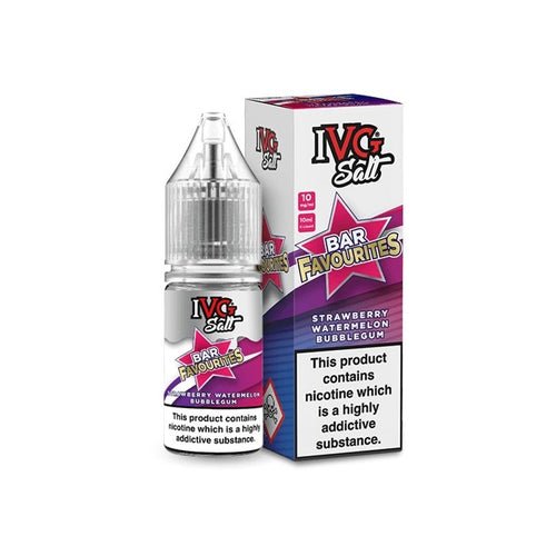 IVG Nic Salt Bar Favourite 10ml E Liquid- Pack Of 10
